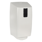Dispenser for center feed towel rolls white, mini