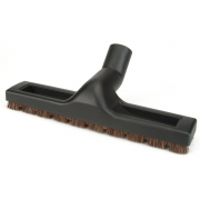 Parketmundstykke m/ hestehr. Ekstra bred, Sort