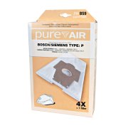 Dammsugarpsar BS9 fr Bosch / Siemens typ P, 4 st + 1 filter