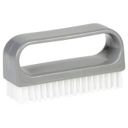 Vikan Nail brush with handle, gray