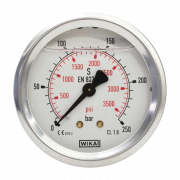 Manometer 1-1000 Bar, 63, 1/4