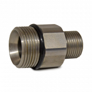 Nippel til skruekobling, M24 udv. til udv. gevind, 700 bar