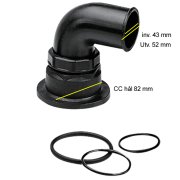 Pfyldningsrr 50 mm til Brndstoftank 55L