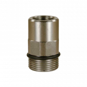 Nippel til skruekobling, M24 udv. til indv. gevind, 700 bar