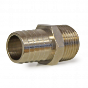 Hose Nipple - Nickel Plated, 19mm  1/2