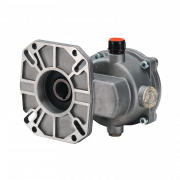 RGB24 Gearkasse - 28,6 mm motoraksel / 24 mm gearaksel, krydsml 87mm, max 24 HK