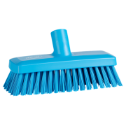 Vikan Compact Wall/Floor Broom, 225 mm, Stiff, Blue