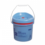 Wettask, 7919, Roll Wiper Dispnser Bucket, Blue, 4 x 4 Buckets