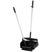 Vikan Sopbricksset, stngt med kvast, 350 mm, medium, svart