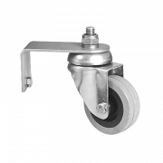 Purewash/Mosmatic Rustfri Hjul inkl. beslag 60mm til Overfladerenser 520/750mm.