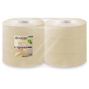Lucart EcoNatural, Jumbo toilet roll, 2-ply, 350 m, recycled paper, 6 rolls.