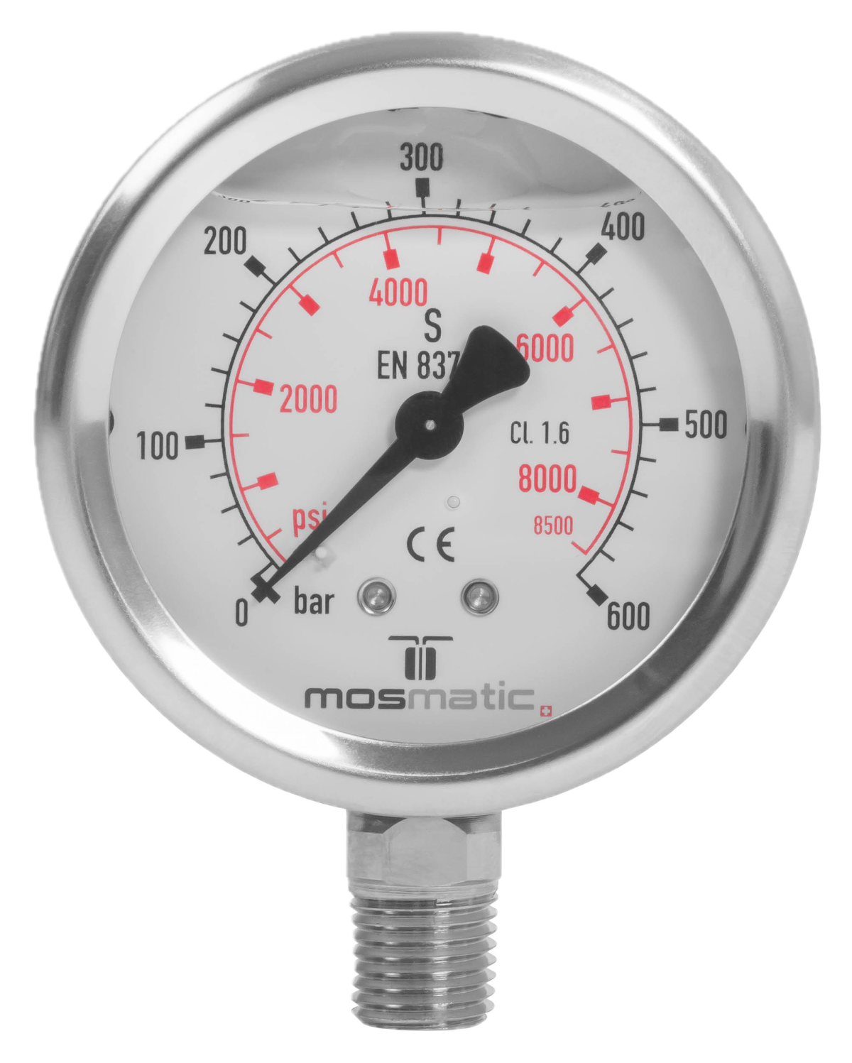 Mosmatic Manometer til DR-520 - Reservedele til overfladerensere ...