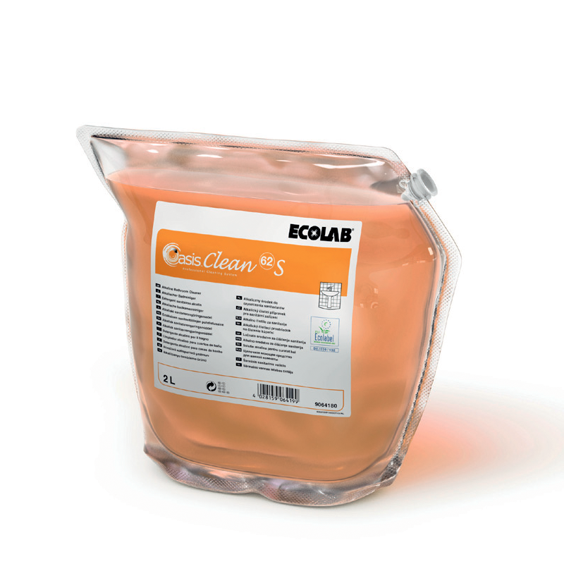 Ecolab Oasis Clean 62 S sanitetsrengøring 2x2 L. - Sanitetsrengøring ...