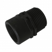 Spidsmuffe PP, indv. til udv. gevind