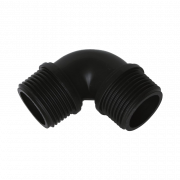 Vinkel 90, nippel/nippel PP