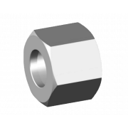 Omlber - Forniklet Messing, gevind