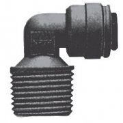 John Guest Vinklad inskruvskoppling (fast) NPTF-gänga USA