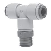 John Guest T-skruvkoppling, mitt konisk