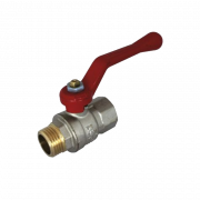 Kulventil mssing nippel/muff 2