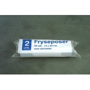 Frysepose med skrivefelt, LDPE, egnet til kontakt med fdevarer, 2 L, 15x60 stk.