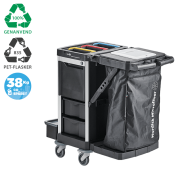 Nordic Recycle Trolley 2.0 - small m/affaldsholder