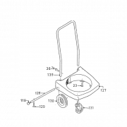 Hjulkapsel plast, til Ghibli AS 400