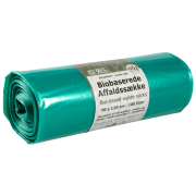 Biobaserede affaldsskke, 70x110cm, 100 ltr., 40 my, 10 stk. x 10 rl.