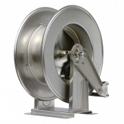 Rostfri Hgtrycksslangupprullare 544 fr 30 mtr. DN12 slang - 300 bar