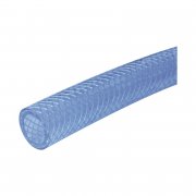 Reinforced PVC water hose, clear, 19mm