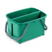 Proff. dobbelt rengringsspand 11+11 L.