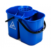 Double Bucket with Squeezer 8+6 LT. Blue