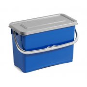 Blue Hermetic Bucket 8 L. with lid and handle