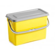 Yellow Hermetic Bucket 8 L. with lid