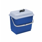 Blue Bucket 4 L. w/ lid for soaked cloths