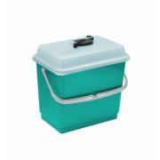 Green Bucket 4 L. w/ lid for soaked cloths
