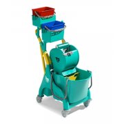 Nick Plus 80 rengringsvogn, 28L. spand m/ Dryp mop-vrider