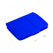 Blue lid for 120 Ltr. bag support with check-list holder