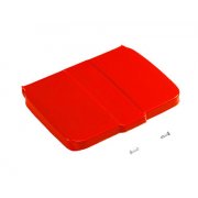 Red lid for 120 Ltr. bag support with check-list holder