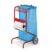 TTS Skraldestativ med papirrulleholder 