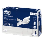 Tork 130289 Advanced Hndkldeark, Soft, Interfold H2. Hvid, 2-lags
