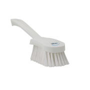 Vikan Vaskebrste, kort skaft, 270 mm, bld/spaltet, hvid