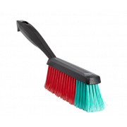 Vikan Handborste med kort skaft, 330 mm, Mjuk, Svart