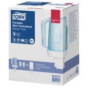 Tork 658001 Transportabel Mini Dispenser M1 + 1 Hndklderulle, Turkis