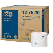 Tork 127530 T6 Mid-Size Toiletpapir Advanced 2-lags 100 m. 27 rl.