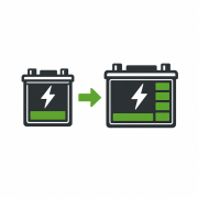 Batteripaket, uppgradering fr�n 75Ah till 100Ah