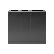 Bica Affaldssortering, Model 829 (Serie S30), 2x65 + 1x95 liter, antracit