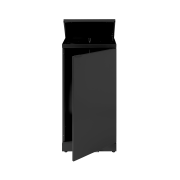 Bica Waste bin, Model 954 (Series S30), 95 liters, black