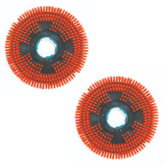 Hrd Lavdensitetsbrste, rd, til i-mop XXL, 2 stk