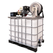 Hgtryckstvtt p IBC-tank BP 200/18, med elstart