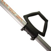 Gardiner control handles for telescopic poles